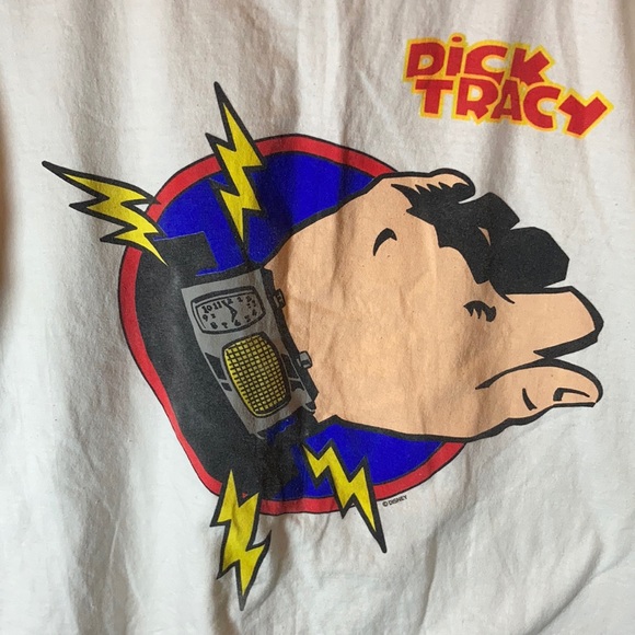 90s Dick Tracy cropped tee - Picture 2 of 8